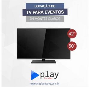 LOCAÇÃO DE TV LED / LCD COM SUPORTE MÓVEL  EM MONTES CLAROS